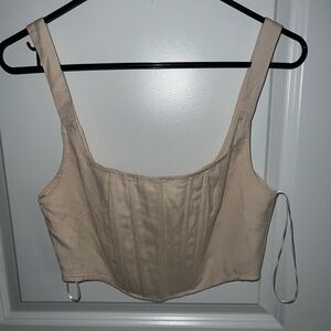 Beige Corset Top edit by nine